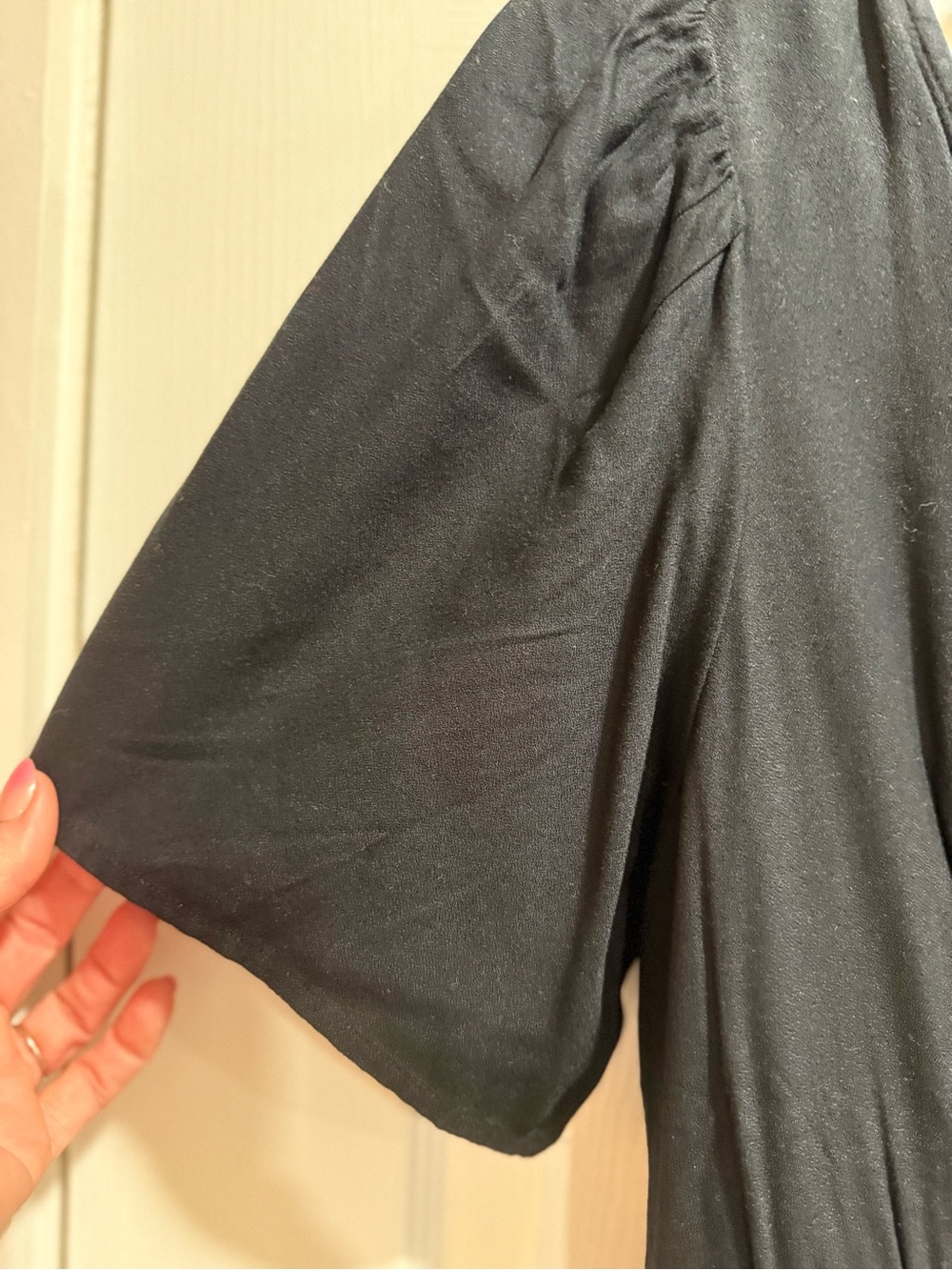 NWOT- Button Down Crepe Midi Dress - Picture 7 of 12